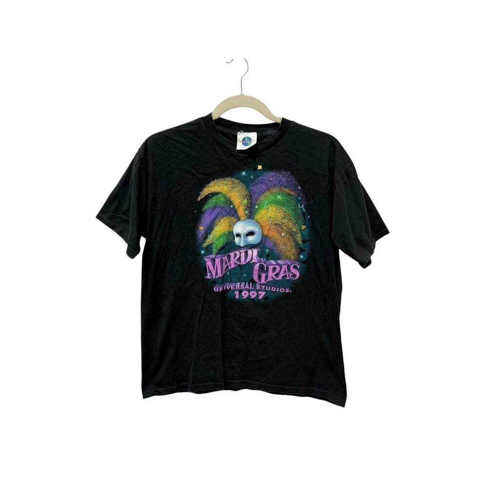 Vintage‎ 1997 Mardi Gras Universal Studios T-Shirt Mens Size XL